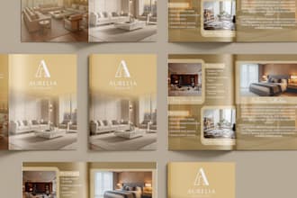 design construction or real estate company profile brochure