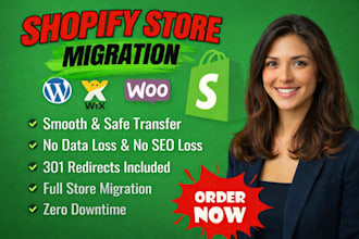 migrate wordpress to shopify, woocommerce to shopify wix shopify store migration