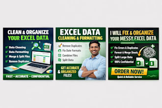 clean, format, merge, and split your excel data accurately