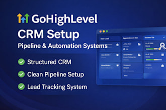 setup gohighlevel CRM and pipeline system