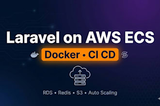 deploy laravel application on AWS ecs using docker with ci cd