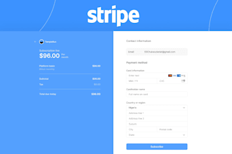 build secure payment gateway and enach subscription system