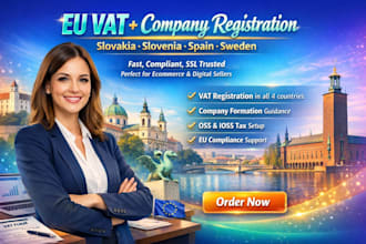 eu vat registration slovakia slovenia spain sweden company formation oss ioss