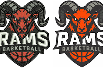 do professional embroidery digitizing for cap and leftchest logo