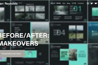 redesign your power point slides profissionally