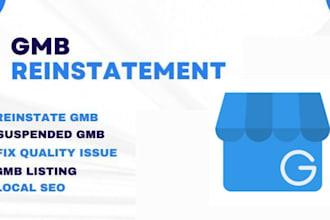 reinstatement your google business profile, suspension recovery, appeal expert