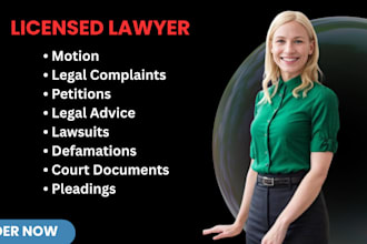 do legal motions, record of appeal, appellate brief, response briefs, complaint