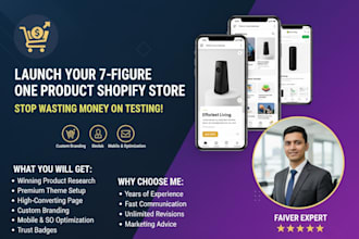 create a branded one product shopify dropshipping store