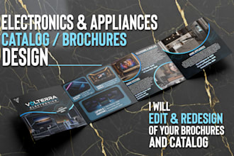 design electronics or appliance company profile catalog