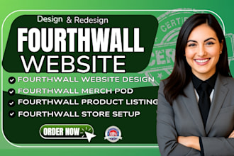setup fourth wall store design fourthwall pod merch fourthwall website design