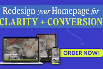 redesign your homepage for clarity and conversion