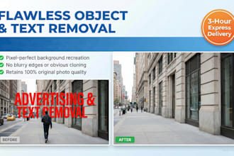 professionally remove objects, people, or text in photoshop