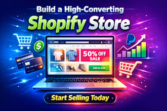 design and develop a professional shopify e commerce website