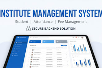 build institute management system with fastapi, postgresql, docker