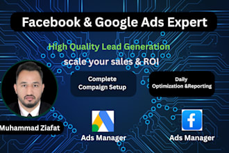 be your expert facebook and google ads specialist