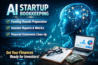 organize ai startup bookkeeping for funding rounds and investor reports