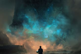do stunning fantasy book cover art or e book cover design