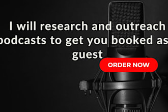 research and outreach podcasts to get you booked as a guest