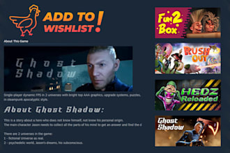 make full steam page for your PC game, capsules, arts, checklist