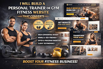 design a biotech supplement fitness or peptide brand website