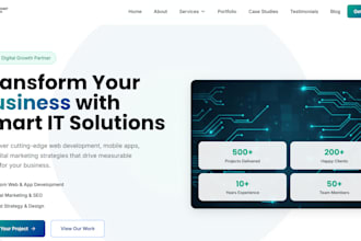 develop a professional wordpress website with elementor