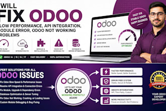 fix odoo slow performance API integration module error odoo not working problems