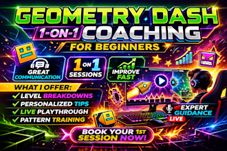provide friendly, clear geometry dash coaching for beginners
