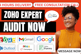 audit zoho one apps crm workflows automations mails form gmail google workspace