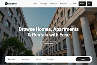 build wix property development website construction wix building company website