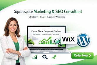 squarespace marketing consultant agency service website SEO consultant strategy