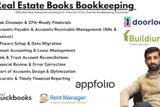 do bookkeeping on buildium and appfolio