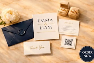 design wedding welcome sign, seating chart, banner and event signage