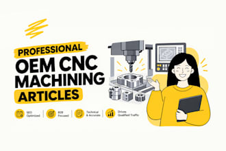 write professional oem cnc machining articles