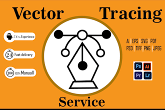 vector tracing, vector logo, image to vector, vectorize image and png to vector