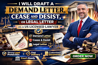cease and desist letters, legal notices, and dispute letters