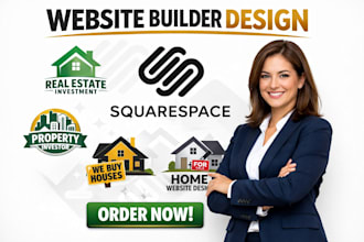 squarespace real estate investment investor property we buy house website design