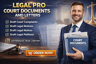 draft professional legal style letters on law firm letterhead