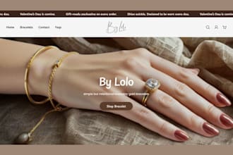 build jewelry shopify store jewelry website fashion store necklace store