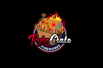 create creative and good looking firework logo design