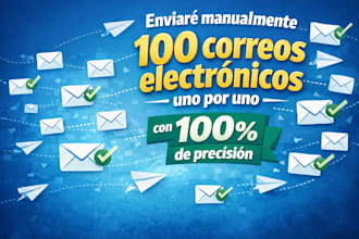 enviaré correos electrónicos uno por uno de forma profesional