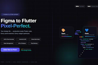 conver figma to flutter with pixel perfect design