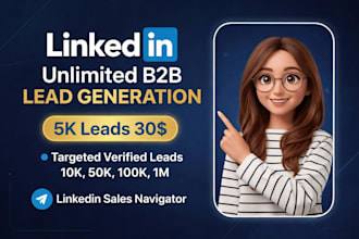be you linkedin b2b lead creative virtual assistant