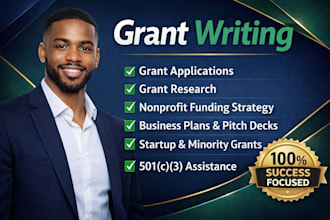 write government grants 501c3 funding proposals for ngos,