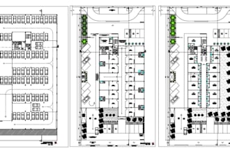 create 2d warehouse floor plan commercial design