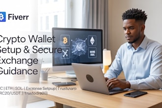 provide secure crypto wallet setup and exchange guidance