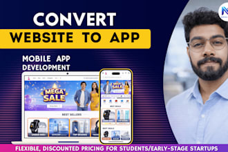 convert website into a professional android app or progressive web app pwa