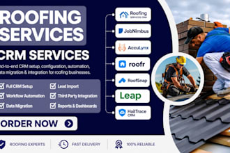 roofing crm jobnimbus acculynx roofr roofsnap leap hailtrace projul sunbase crm