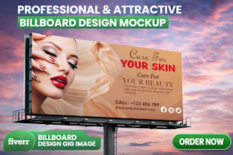 design eye catching billboard, signage, and outdoor banner