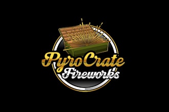 create awesome and gorgeous firework logo design