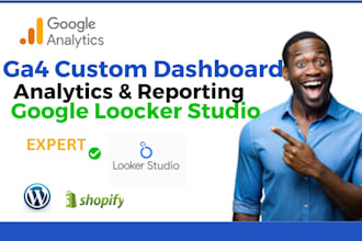 create ga4 custom dashboard, ecommerce funnel analysis, google looker studio